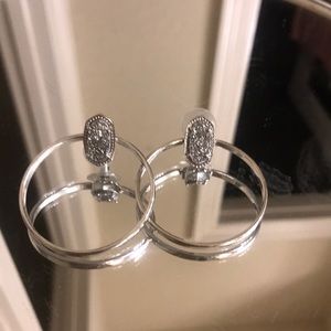 Kendra Scott silver drusy